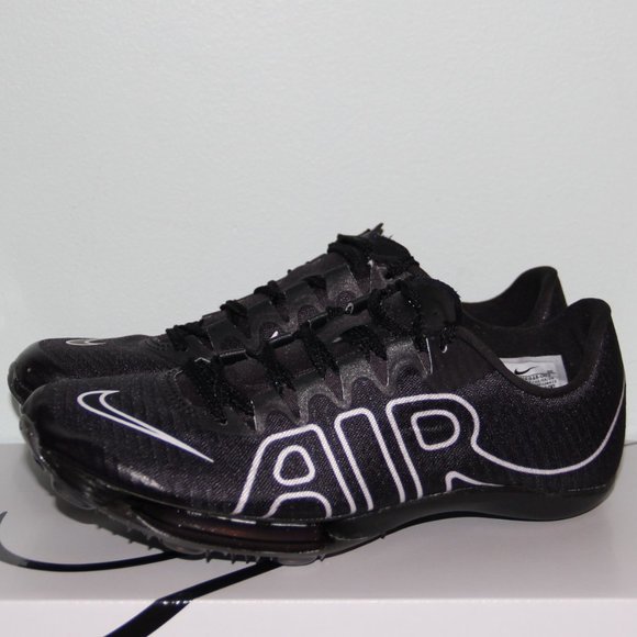 Nike Air Zoom Maxfly More Uptempo Track Spikes Mens 4.5 Womens 6 Black - Picture 2 of 9